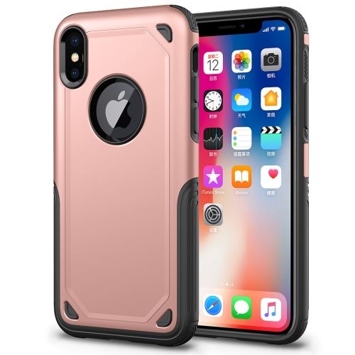 Iphone X / Xs Armure Combinaison Antichoc Doré Als80929