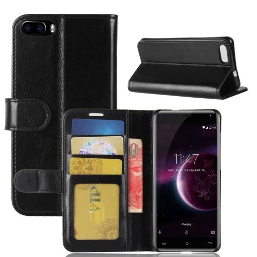 Cubot Magic Housse Etui Cuir PU Texture Peau Noir ALS51244