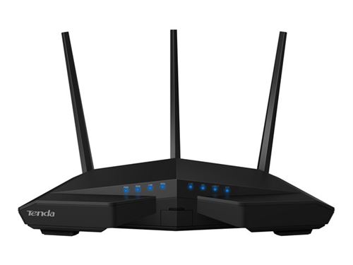 Tenda AC18 - Draadloze router - 4-poorts switch - GigE - 802.11a/b/g/n/ac - Dual Band