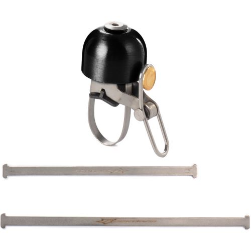 Rockbros Guidon Vélo Bague Anneau Métallique de Sécurité Sonnerie Fort Son Vêtement Guidon Vélos de Route MTB à cornes (noir) CS193
