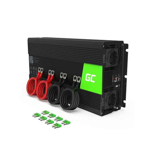Green Cell Power Inverter 12V To 230V 2000W/4000W Modified Sine Wave
