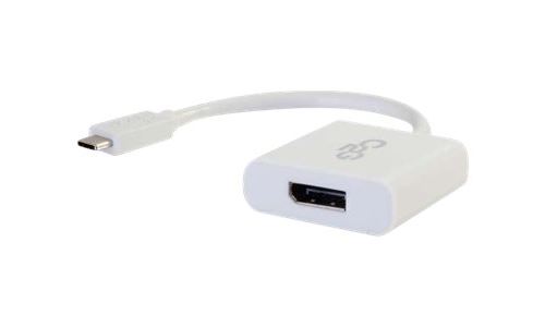C2G Usb-C To Displayport Adapter Converter Adaptateur Vidéo Externe - Blanc
