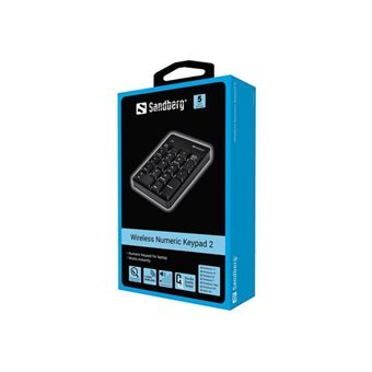 Sandberg Numeric 2 - Pavé numérique - sans fil - 2.4 GHz - 1