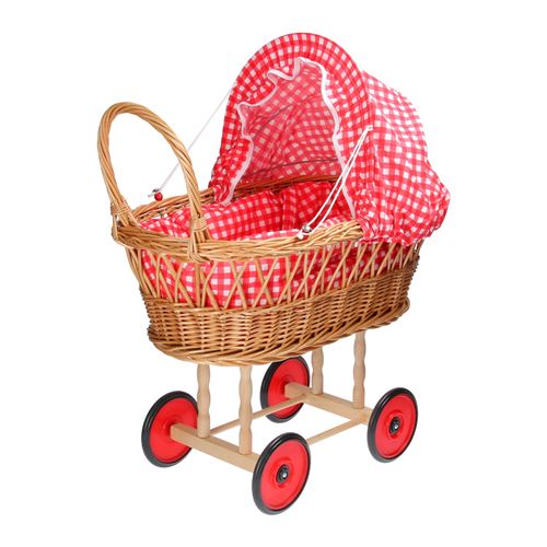 Wagon de poupée avec lit de poupée
