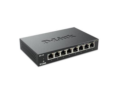 D-Link DGS-108, Commutateur de réseau non géré, Full duplex