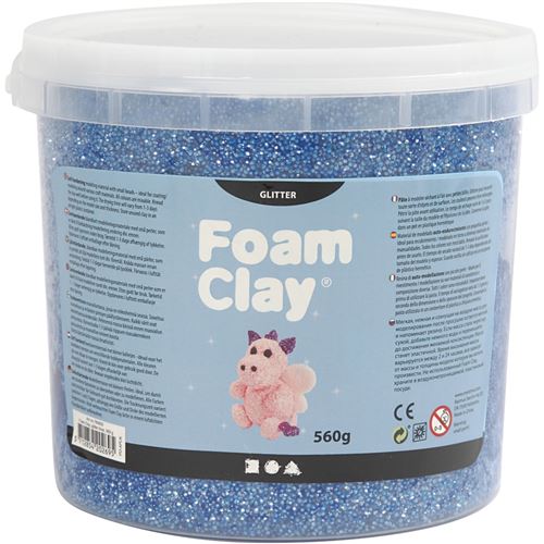 Foam Clay Foam Clay bleu pailleté 560 grammes