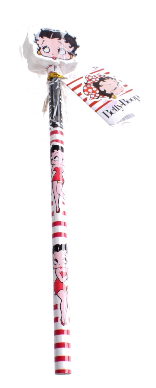 Kamparo Crayon Betty Boop avec bandes gomme à effacer