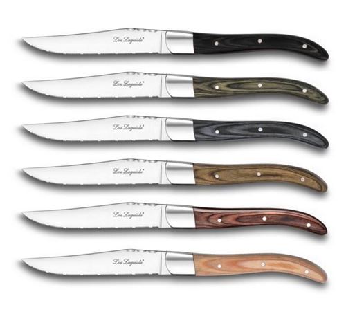Coffret de 6 couteaux à steak royal louis - Amefa - Multicolore - Inox