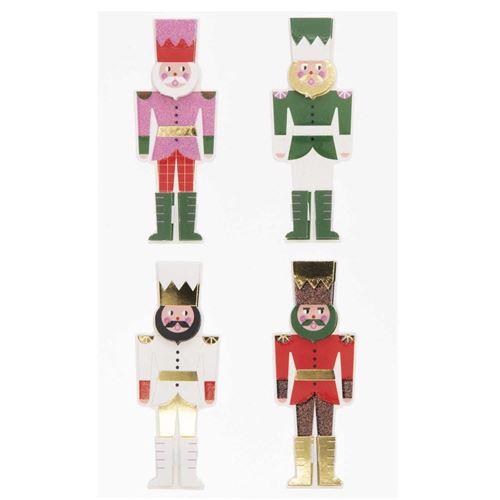 Stickers 3D Noël - Casse-noisettes - 4 pcs