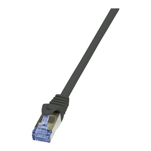 LogiLink Câble patch PrimeLine, Cat. 6A, S/FTP, 15 m, noir