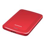 ADATA HV300 - Vaste schijf - 4 TB - extern (draagbaar) - USB 3.1 - 256-bits AES - rood