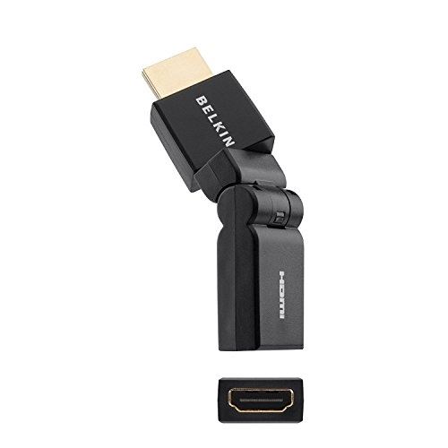 Belkin - adaptateur hdmi (m f) pivotant avec connecteur plaqué or - noir