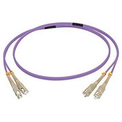C2G 3 M CORDON DE RACCORDEMENT FIBRE OPTIQUE SC-SC OM4 LSZH - VIOLET, 3 m, LSZH, OM4, SC, SC, violet