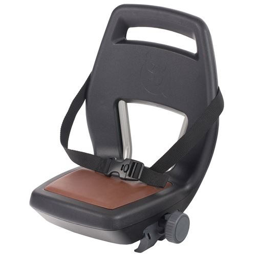 Qibbel siège de vélo arrière Juniorcomplet noir/marron