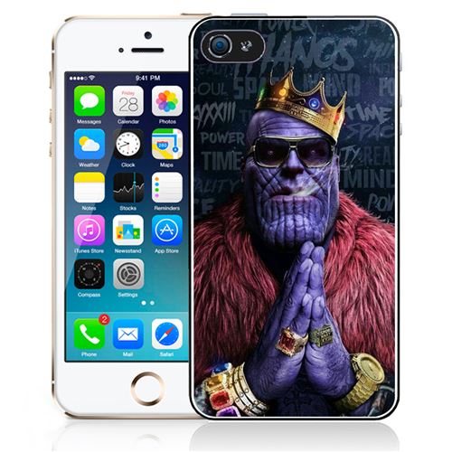 Coque pour iPhone 4/4S avengers thanos king