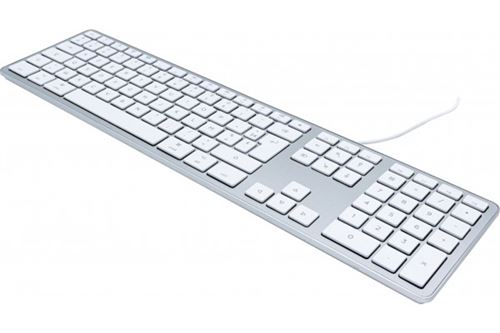 Macally Clavier filaire USB pour Mac – Clavier compatible Apple avec  concentrateur USB (2 ports) – Clavier Mac pleine taille avec pavé numérique  –