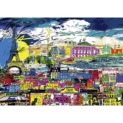 Heye City Life, I Love Paris 1000 Piece Kitty McCall Jigsaw Puzzle