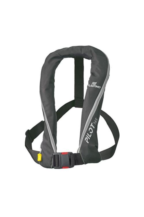 PLASTIMO Gilet de sauvetage Pilot 165 Manuel avec harnais - Noir