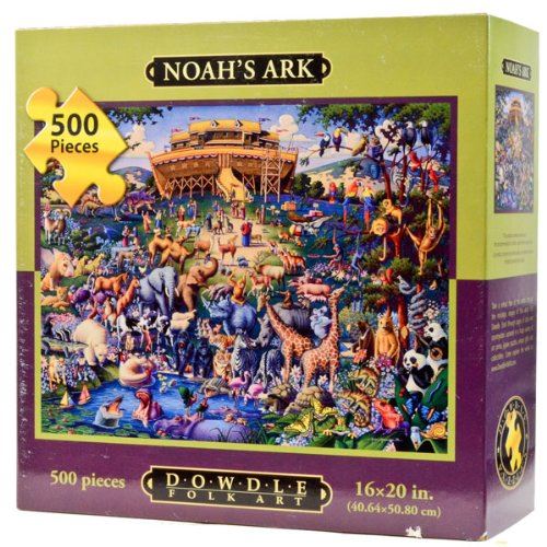 Noahs Ark Folk Art 500 Piece Puzzle