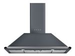 Smeg Victoria KT110GRE - Hotte - hotte décorative - largeur : 110 cm - profondeur : 53.2 cm - extraction et recirculation (avec kit de recirculation supplémentaire) - Gris ardoise