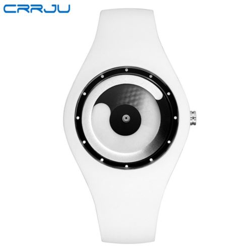Montre Homme Femme Sport Quartz #2136 Blanc