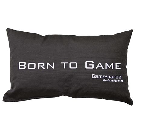 Gamewarez Coussin born To Game Pour Salon Et Chambre À Choucher (noir 30x50cm) Coussin De Voyage
