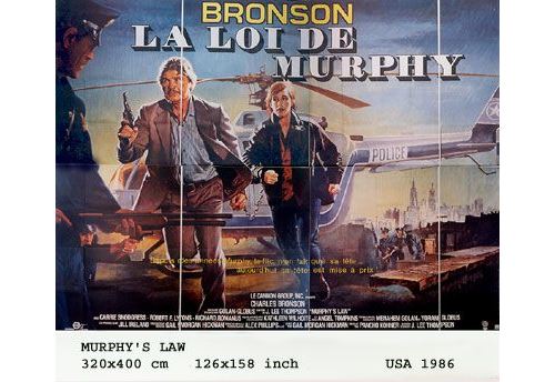La loi de Murphy (8 panneaux) AFFICHE CINEMA ORIGINALE État correct - N/A reconditionné disponible sur Fnac