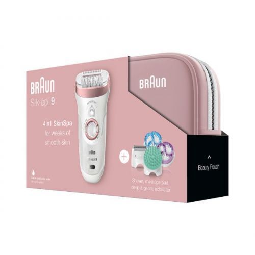 Épilateur électrique Braun Silk-épil 9-897 Blanc Rose