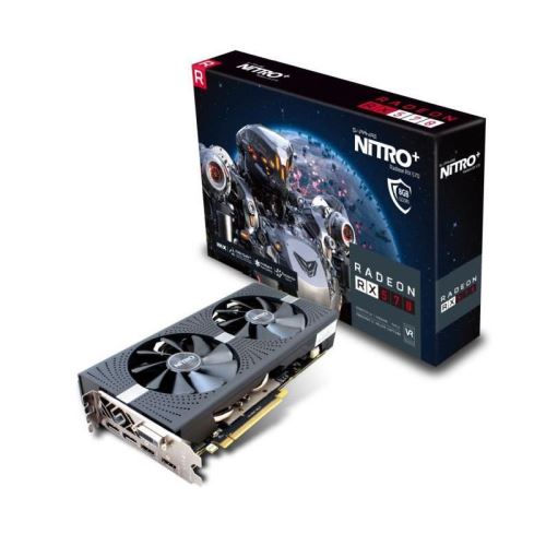 SAPPHIRE  Carte graphique AMD NITRO+ Radeon? RX 570 8GD5 - 8 Go - GDDR5 