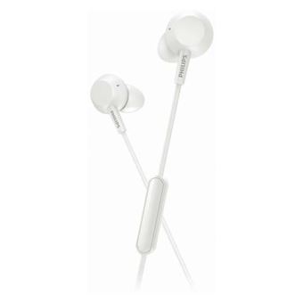 Philips TAE4105WT - Écouteurs avec micro - intra-auriculaire - filaire - jack 3,5mm - blanc