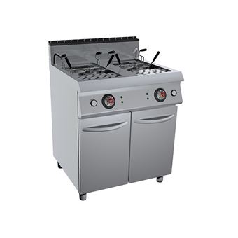 Cuisseur à pâtes eélectrique, 2 bacs GN 2/3, capacité 2x 26 litres, résistances fixes