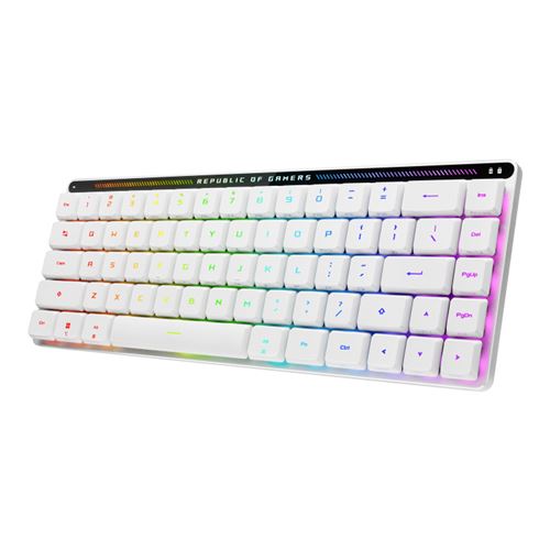 Asus Blanc Rog Falchion Rx Low Profile Clavier Gaming Usb + Rf Wireless + Bluetooth Qwertz - Neuf - Image 2