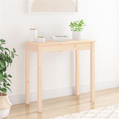 Vidaxl Table Console - Bois De Pin - Image 3