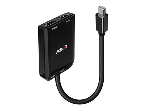 Lindy - Répartiteur vidéo/audio - MST hub, Mini DisplayPort - 2 x HDMI - de bureau