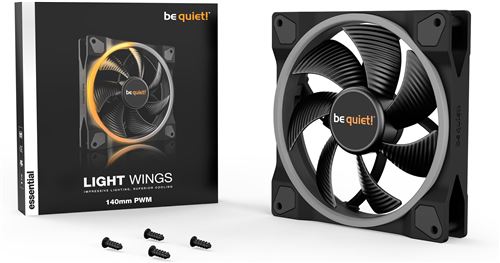 be quiet! - Light Wings - Ventilateur PC - 140 mm - PWM - Noir - Image 3
