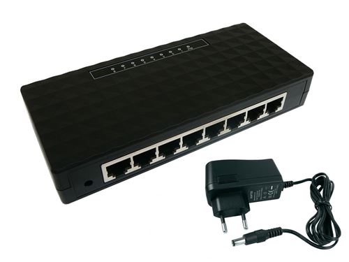 Kalea-Informatique - Switch Réseau - 8 Ports RJ45 - Gigabit Ethernet 10/100/1000 Mbps - Image 2