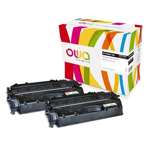 OWA - Pack de 2 - noir - compatible - cartouche de toner - pour HP LaserJet Pro 400 M401, MFP M425