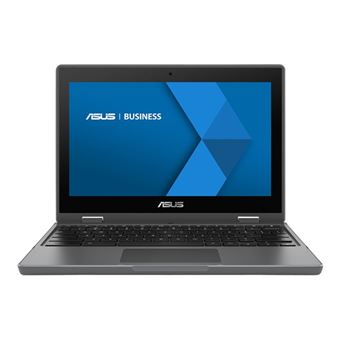 ASUS Chromebook Flip CR1 CR1100FKA-BP0069 - Conception inclinable - Intel Celeron - N4500 / jusqu'à 2.8 GHz - Chrome OS - UHD Graphics - 4 Go RAM - 64 Go eMMC - 11.6&quot; écran tactile 1366 x 768 (HD) - Wi-Fi 6 - gris foncé - 1