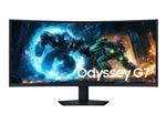 Samsung Odyssey G7 S40FG756EU - G75F Series - écran LED - jeux - incurvé - 40" - 5120 x 2160 WUHD @ 180 Hz - VA - 350 cd/m² - 3000:1 - DisplayHDR 600 - 1 ms - 2xHDMI, DisplayPort - noir