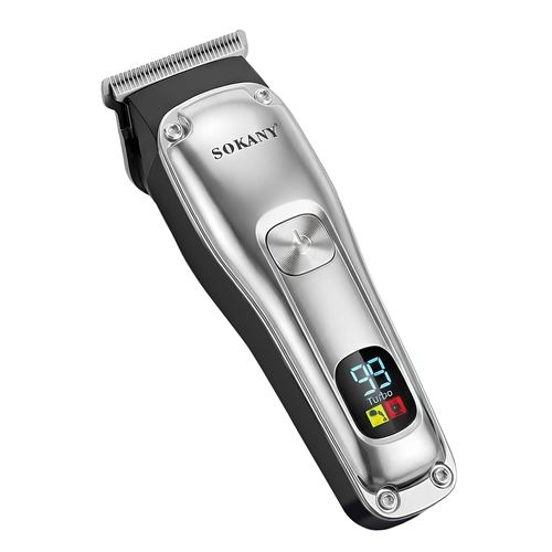 SOKANY  Tondeuse Sans Fil pour Cheveux Noir / Argent