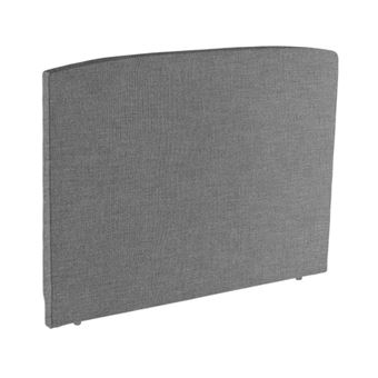 EPEDA Tête de lit Galbe 180cm trame gris clair