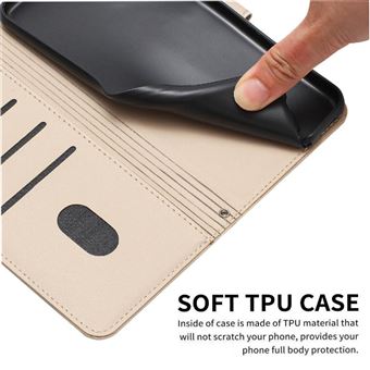 Étui Portefeuille Motorola Edge 60 / 60 Fusion / 60 Pro - Cuir PU - Porte-cartes - Support Intégré - Protection Antichoc
