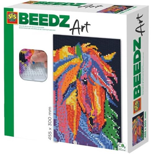 Kit Beedz Art - Cheval fantaisie - 30 cm x 40 cm