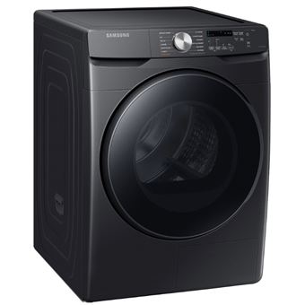 Samsung DV16T8520BV - Sèche-linge - WiFi - largeur : 68.6 cm - profondeur : 84.4 cm - hauteur : 98.4 cm - chargement frontal - noir caviar