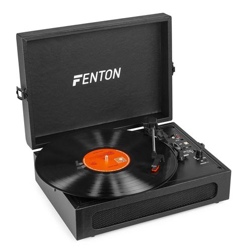  Fenton RP118B Platine Vinyle Bluetooth avec Haut-parleurs Int&eacute;gr&eacute;s