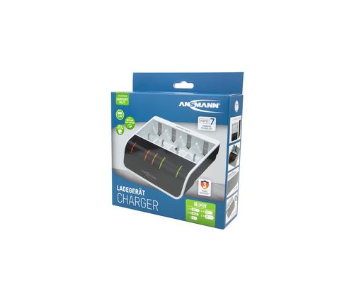 ANSMANN Chargeur Express Comfort Multi, blanc/noir