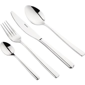 Ménagère - Lamart - EMMA LT5007 - 24 pièces - Acier inoxydable - Compatible lave-vaisselle - 1