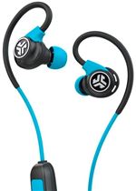 Écouteurs JLab Fit Sport 3 Sans fil Crochets auriculaires, , Minerve Sports Micro-USB Bluetooth Noir, Bleu