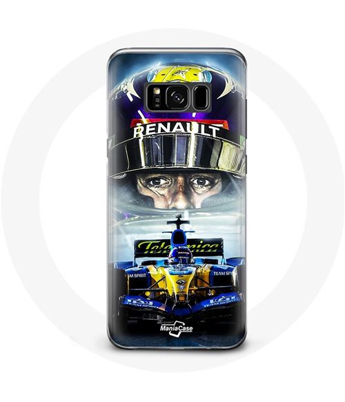 Coque pour Samsung Galaxy S8 plus Formule 1 Fernando Alonso Díaz pilote automobile espagnol de F1 Maniacase