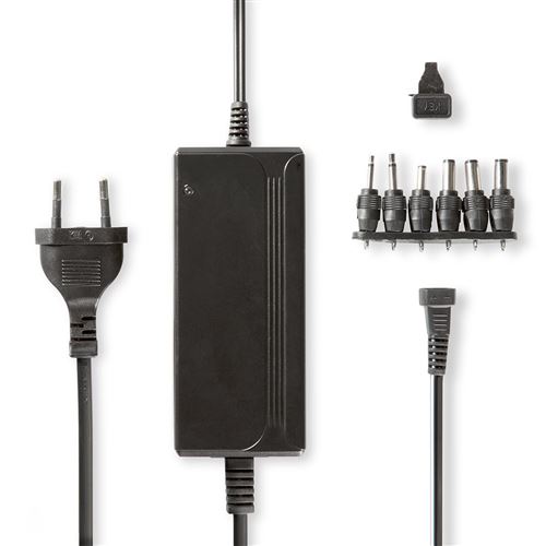 Nedis ACPA004 - Adaptateur secteur - CA 100-240 V - 36 Watt - noir